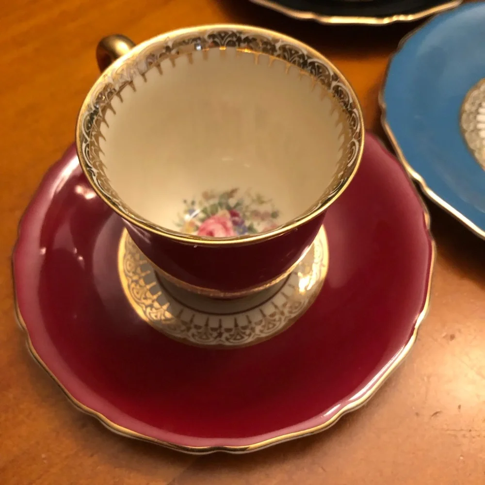 Expresso Multicolor Floral Cup and Saucer Set - Picture 5 of 9
